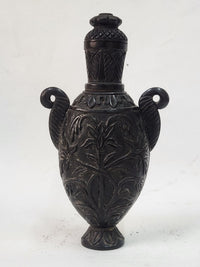 Rare Mughal Islamic Hand-Carved Jade Stone Pot