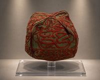 Rare Persian Islamic Hand-Embroidered Sufi Cap (Kolah-e Dervish)