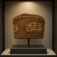 Islamic Ottoman Handmade Sufi/Dervish Cap (Kolah-e Dervish) Hand-Embroidered with Quran Verses