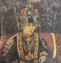 Rare 'Persian Royal Noblewoman' Handmade Miniature Painting