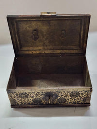 Islamic Rampur Nawab Era Hand-Engraved Brass Box