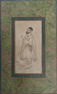 Mughal Miniature Painting of a Sufi Saint