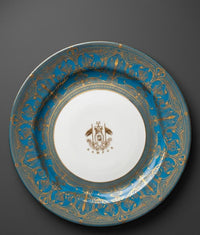 Rampur Porcelain Blue Decorative Plate
