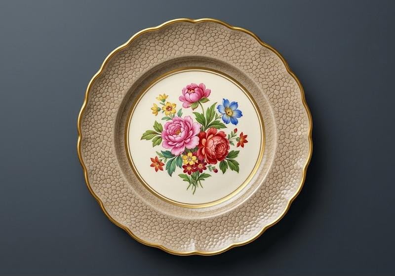 Paragon Porcelain Gold Decorative Plate