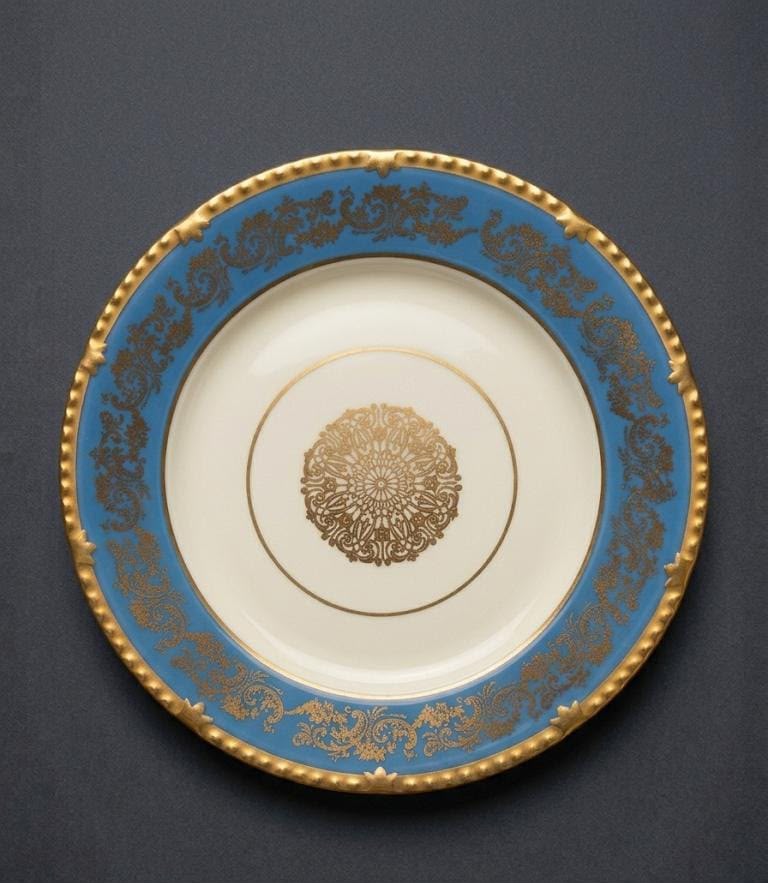 Paragon Porcelain Blue Decorative Plate