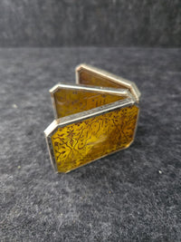 Hand-Engraved Red Agate Stone Booklet Inscribed with Quran Verses